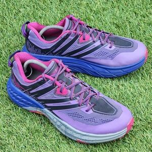 Hoka One One Purple and Pink Athletic Shoes